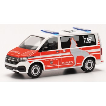 Herpa 096928 VW T 6.1 Feuerwehr Wolfsburg 1:87