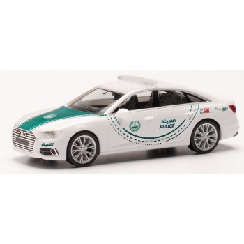 Herpa 096935 Audi A6 Limousine Police Dubai 1:87