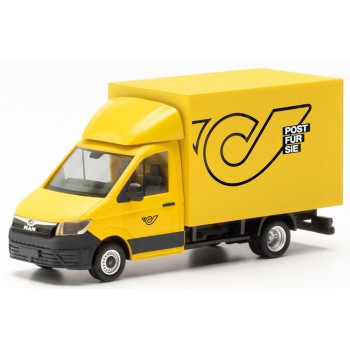 Herpa 097130 MAN TGE Koffer Post Österreich 1:87 Herpa 097130 MAN TGE Koffer Post Österreich 1:87