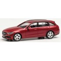 Herpa 430388 Mercedes Benz C Estate (C206) rood metallic 1:87