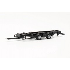 Herpa 085533 Tandem aanhanger chassis Volumen 782m (2 st.) 1:87