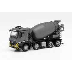 Herpa 316187 Mercedes Benz Arocs M Betonmischer grijs / geel 1:87