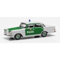 Herpa 097208 Mercedes Benz 200 Heckflosse Polizei Hamburg 1:87