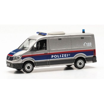 Herpa 097406 VW Crafter FD Polizei Österreich Gefangenentransport 1:87