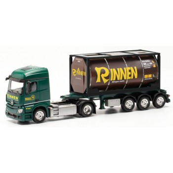 Herpa 316637 Mercedes Benz Actros S. 2.3 Cont.Sz. Rinnen 1:87