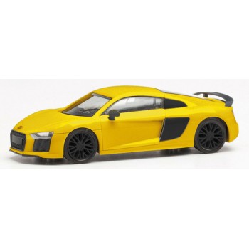 Herpa 028516-004 Audi R8 V10 Plus, geel 1:87