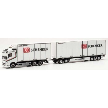 Herpa 314909 Volvo FH Gl. Zweden combi DB Schenker 1:87 Herpa 314909 Volvo FH Gl. Zweden combi DB Schenker 1:87