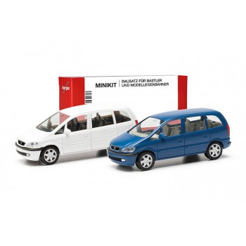 Herpa 013932 Opel Zafira wit & blauw (Minikit 2 st.) 1:87 Herpa 013932 Opel Zafira wit & blauw (Minikit 2 st.) 1:87