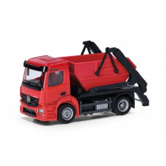 Herpa 013994 Mercedes Benz Actros S ´18 A. kip AK12 rood (Minikit) 1:87 Herpa 013994 Mercedes Benz Actros S ´18 A. kip AK12 rood (Minikit) 1:87
