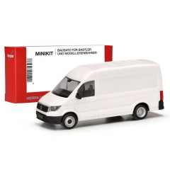 Herpa 014038 VW Crafter HD + dubbel lucht, wit (Minikit) 1:87 Herpa 014038 VW Crafter HD + dubbel lucht, wit (Minikit) 1:87