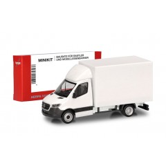 Herpa 014069 Mercedes Benz Sprinter '18 (bakwagen), wit (Minikit) 1:87 Herpa 014069 Mercedes Benz Sprinter '18 (bakwagen), wit (Minikit) 1:87