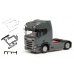 Herpa 054485 Scania CR/CS zonneklep (groot) (4x zwart / 4x wit) 1:87 Herpa 054485 Scania CR/CS zonneklep (groot) (4x zwart / 4x wit) 1:87