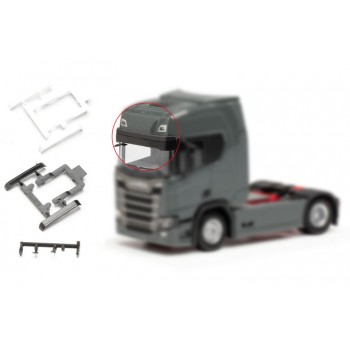 Herpa 054485 Scania CR/CS zonneklep (groot) (4x zwart / 4x wit) 1:87