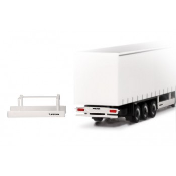 Herpa 054522 Opleggerbumper + onderkant beschermer Wielton wit (4 st.) 1:87