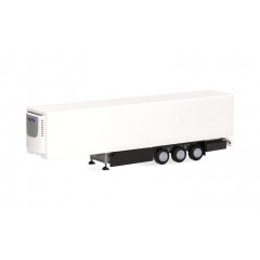 Herpa 077088 Schmitz E-Trailer koeltrailer 3a, wit 1:87