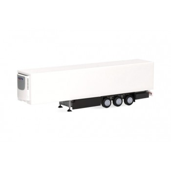 Herpa 077088 Schmitz E-Trailer koeltrailer 3a, wit 1:87
