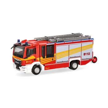 Herpa 097086 MAN TGM CC Ziegler Z-Cab Feuerwehr 1:87