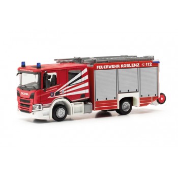 Herpa 098137 Scania Crewcab CP28 LF Feuerwehr Koblenz 1:87 Herpa 098137 Scania Crewcab CP28 LF Feuerwehr Koblenz 1:87
