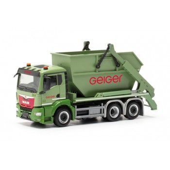 Herpa 317849 MAN TGS Ab.kip AK16 Geiger 1:87 Herpa 317849 MAN TGS Ab.kip AK16 Geiger 1:87