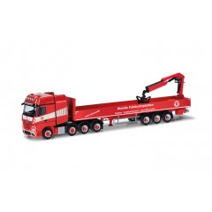 Herpa 318426 Mercedes Benz Actros L G. Pr.Sz. + kraan Colonia 1:87 Herpa 318426 Mercedes Benz Actros L G. Pr.Sz. + kraan Colonia 1:87