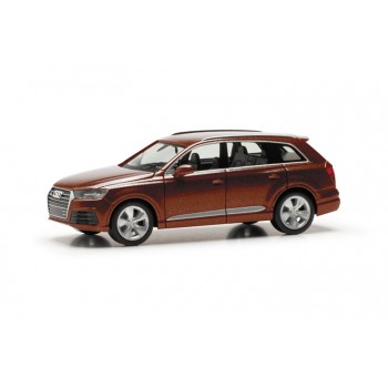Herpa 038447-005 Audi Q7, rood metallic 1:87