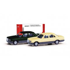 Herpa 013727-003 Mercedes Benz S Klasse (W126) groen/beige (Minikit 2 st.) 1:87 Herpa 013727-003 Mercedes Benz S Klasse (W126) groen/beige (Minikit 2 st.) 1:87