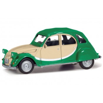 Herpa 020817-007 Citroen 2CV Charleston, groen/beige 1:87 Herpa 020817-007 Citroen 2CV Charleston, groen/beige 1:87