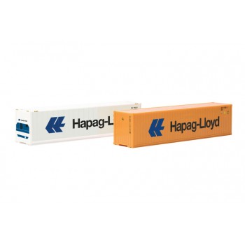 Herpa 076449-006 Container set 2x 40 ft. Hapag Lloyd 1:87 Herpa 076449-006 Container set 2x 40 ft. Hapag Lloyd 1:87