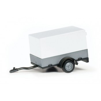 Herpa 051576005 Aanhanger (personenauto) wit 1:87 Herpa 051576005 Aanhanger (personenauto) wit 1:87