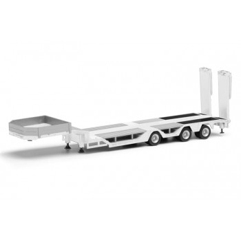 Herpa 076968-002 Goldhofer allrounder oplegger 3a. wit 1:87 Herpa 076968-002 Goldhofer allrounder oplegger 3a. wit 1:87