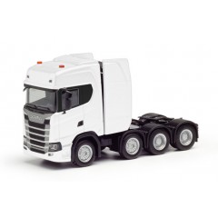 Herpa 308601-004 Scania CS 20 HD 4a. (8x4) zwaartransport wit 1:87