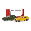 Herpa 012195-010 VW Golf II 4d. groen/geel (Minikit 2 st.) 1:87