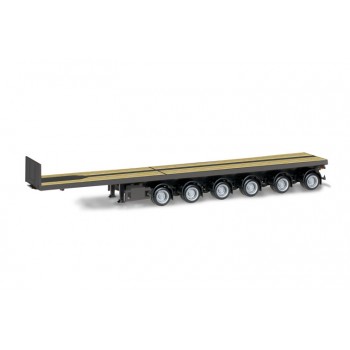 Herpa 076715-005 Nooteboom Ballasttrailer 6a grijs 1:87 Herpa 076715-005 Nooteboom Ballasttrailer 6a grijs 1:87