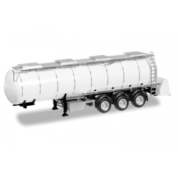 Herpa 076463-003 Levensmiddelen tankoplegger, wit 1:87 Herpa 076463-003 Levensmiddelen tankoplegger, wit 1:87