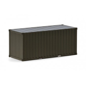 Herpa 747134 Container 20 ft., bruingrijs (2 st.) 1:87 Herpa 747134 Container 20 ft., bruingrijs (2 st.) 1:87