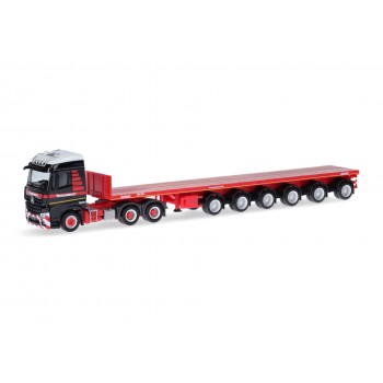 Herpa 317504 Mercedes Benz Arocs S. Teletrailer Mammoet (NL) 1:87