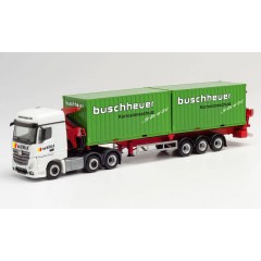 Herpa 312059 Mercedes Benz Actros S. 6x2 Hammar C.Sl. Schmid Transporte