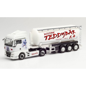 Herpa 312523 MAN TGX XLX E5 S.Sz. Silo Melmer / Teddybär 1.4 ***Uitverkocht***