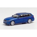 Herpa 430821 BMW 3 Touring, blauw metallic