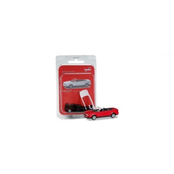 Herpa 012287004 Audi 80 Cabrio, rood 1:87