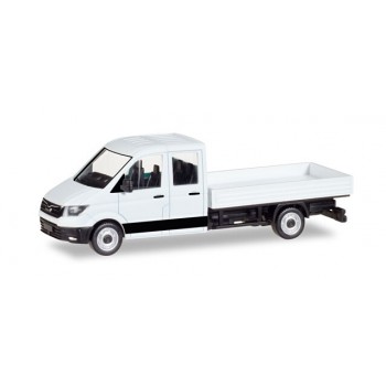 Herpa 013215 MAN TGE Doka, wit (Minikit) 1:87