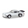 Herpa 013307 Porsche 911 Turbo, wit (Minikit) 1:87