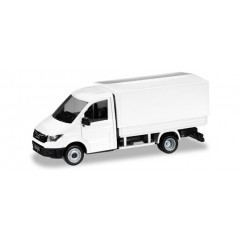 Herpa 013451 MAN TGE + pritsche & plane, wit (Minikit)
