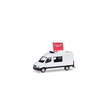 Herpa 013543 Mercedes Benz Sprinter`13 Halbbus, wit (Minikit)