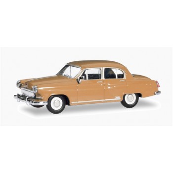 Herpa 023283-004 Wolga M 21, bruin-beige Herpa 023283-004 Wolga M 21, bruin-beige