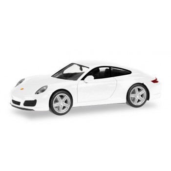 Herpa 028523002 Porsche 911 Carrera 2 Coupé, wit 1:87