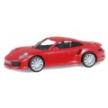 Herpa 028615002 Porsche 911 Turbo, rood