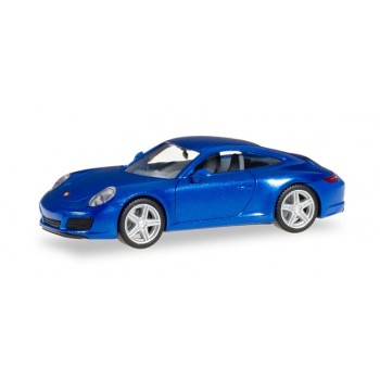 Herpa 038522 Porsche 911 Carrera 2 Coupe, blauw 1:87