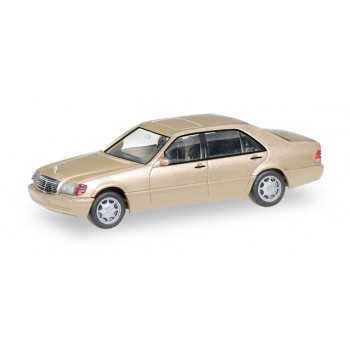 Herpa 038775 Mercedes Benz S V12 (W140), champagne metallic 1:87