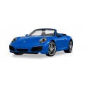 Herpa 038843 Porsche 911 Carrera Cabrio, blauw metallic 1:87